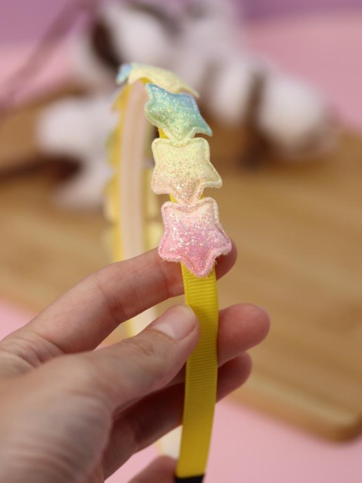 Ободок для волос GIRLY &quot;Rainbow stars&quot;, colorful 