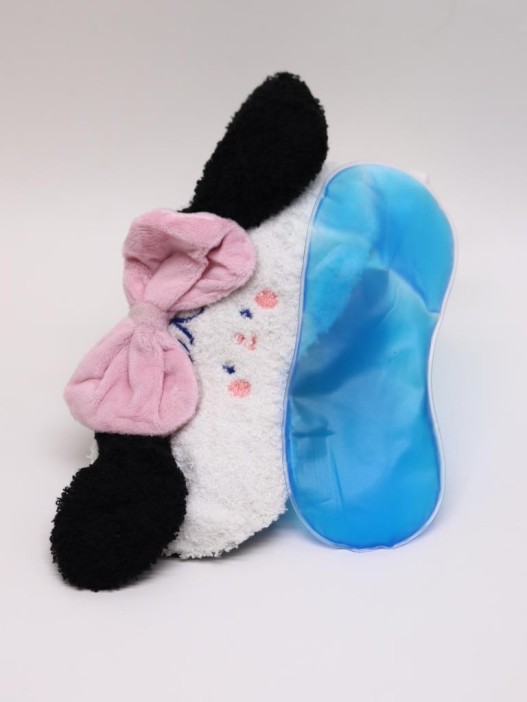 Маска для сна гелевая &quot;Cute puppy&quot;, pink 