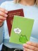 ОБЛОЖКА ДЛЯ ПАСПОРТА «Frog», плотность 600 мкм 