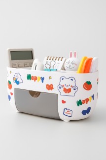 Органайзер настольный "Happy friends", white (23*10.5*11.5 см)