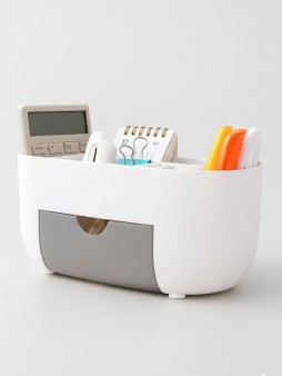 Органайзер настольный "Happy friends", white  (23*10.5*11.5 см)