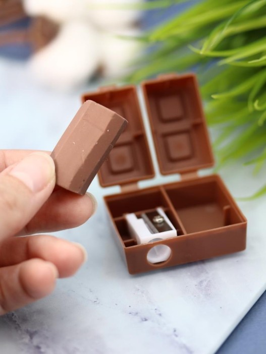 Точилка для карандашей ПО ПЛАНУ. &quot;Chocolate&quot;, brown 