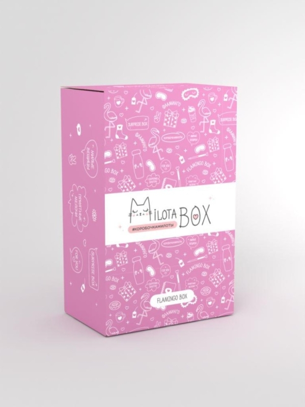 MilotaBox мини "Фламинго Бокс" (коробка в старом дизайне)
