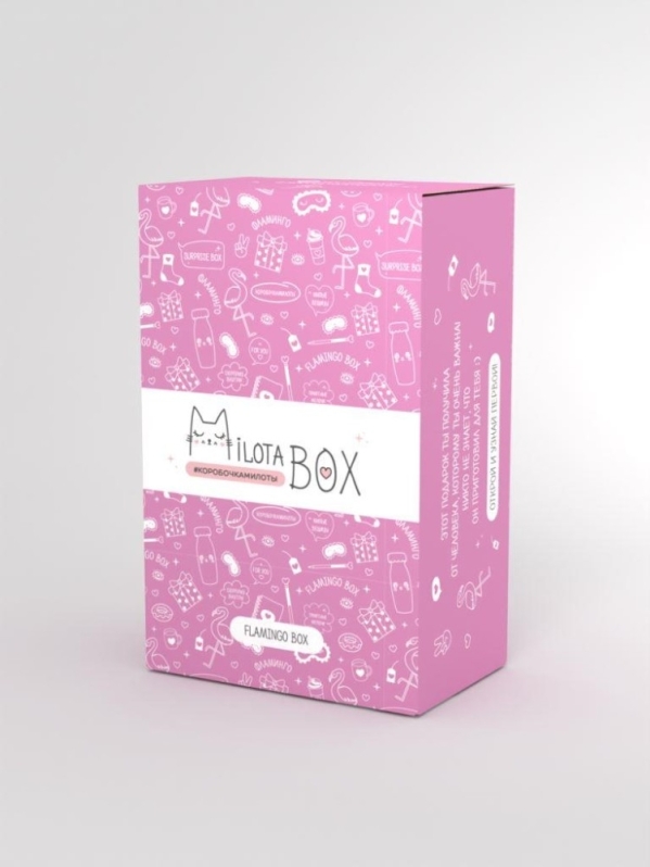 MilotaBox мини "Фламинго Бокс" (коробка в старом дизайне)