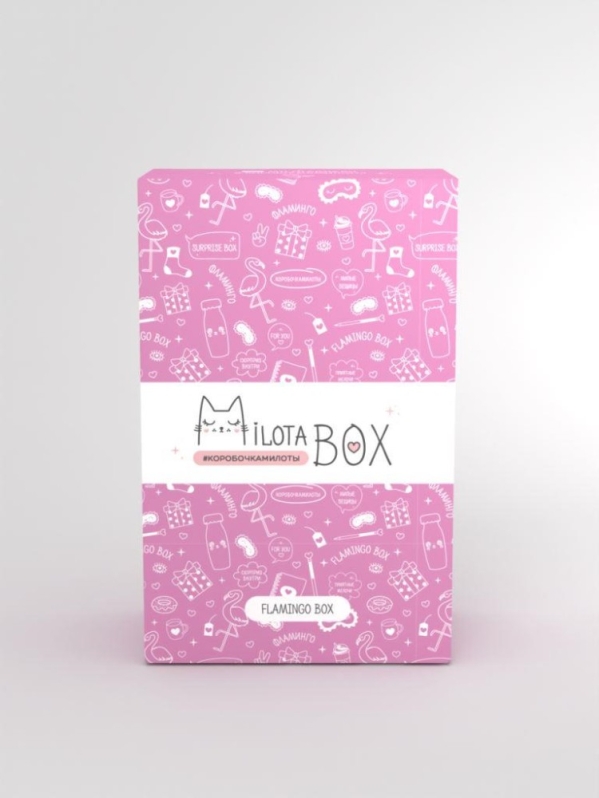 MilotaBox мини "Фламинго Бокс" (коробка в старом дизайне)