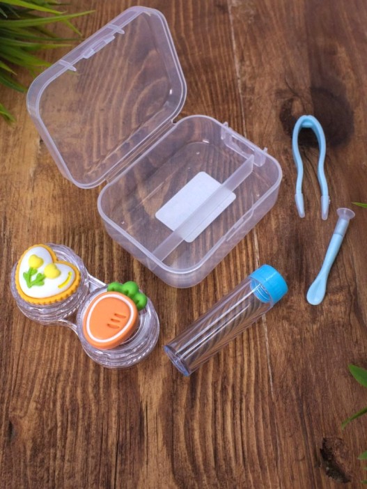 Контейнер для линз &quot;Fruits&quot;, carrot 