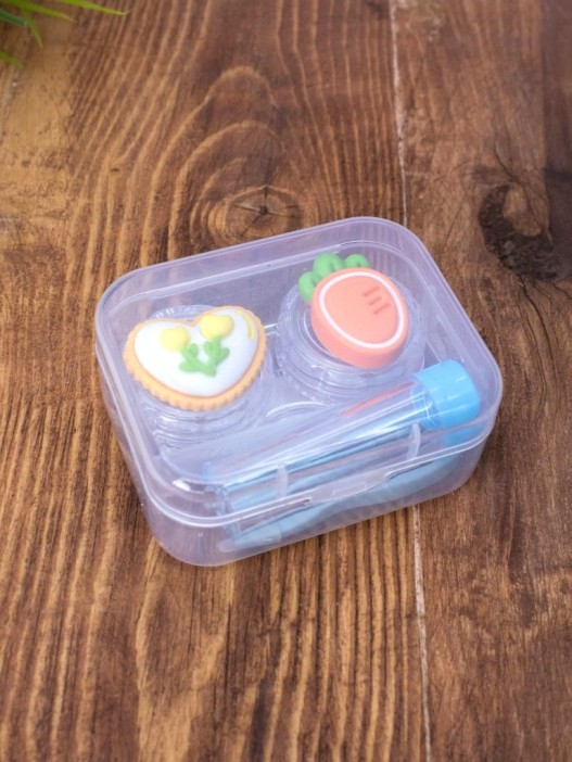 Контейнер для линз &quot;Fruits&quot;, carrot 