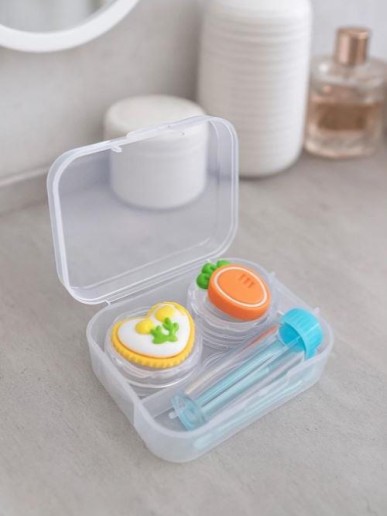 Контейнер для линз "Fruits", carrot