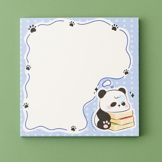 Блок стикер для записей &quot;Panda&quot;, blue 