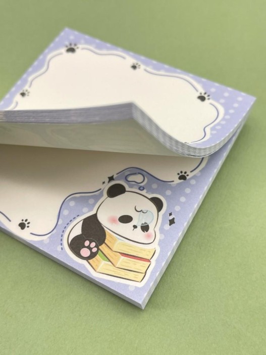 Блок стикер для записей &quot;Panda&quot;, blue 