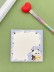 Блок стикер для записей "Panda", blue