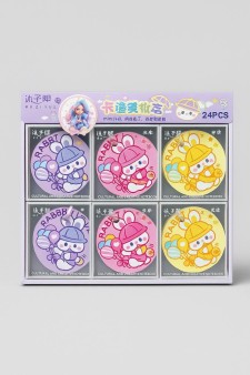 Блокнот на кольце "Rabbit love", mix (7х7 см)