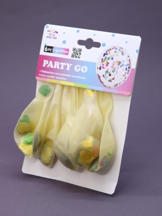 Набор воздушных шаров 6 шт. &quot;Magic sphere&quot;, heart (30 см) 