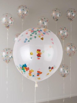 Набор воздушных шаров 6 шт. "Magic sphere", heart (30 см)