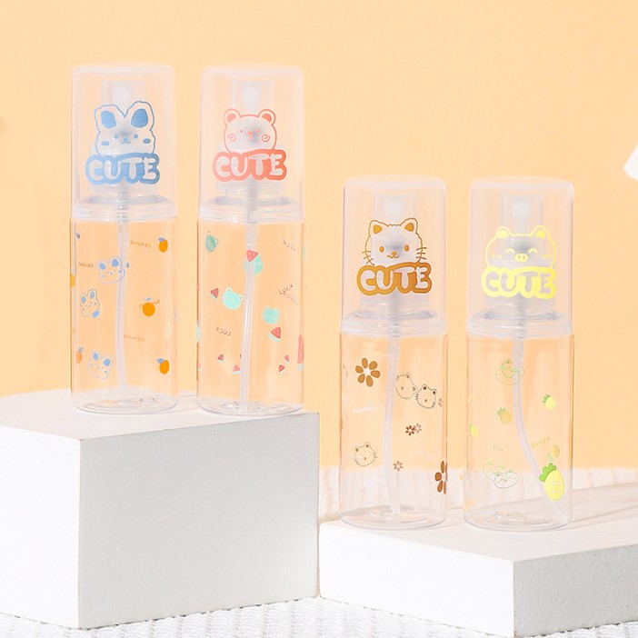 Дорожная бутылочка &quot;Cute pig&quot;, yellow (60 ml) 