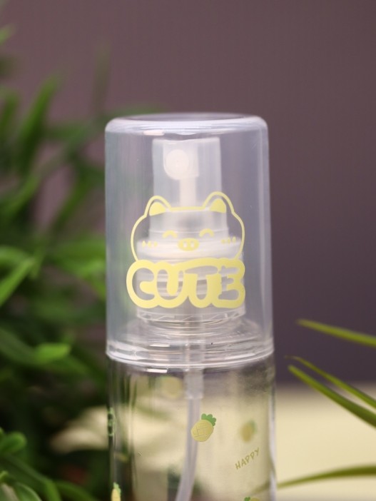 Дорожная бутылочка &quot;Cute pig&quot;, yellow (60 ml) 