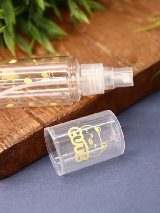 Дорожная бутылочка &quot;Cute pig&quot;, yellow (60 ml) 