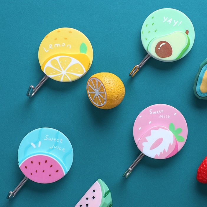 Крючок на липучке «Sweet lemon», yellow 