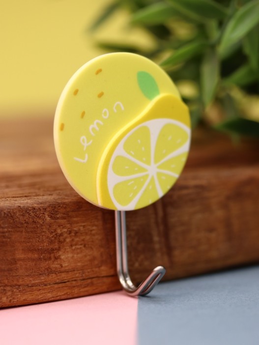 Крючок на липучке «Sweet lemon», yellow 