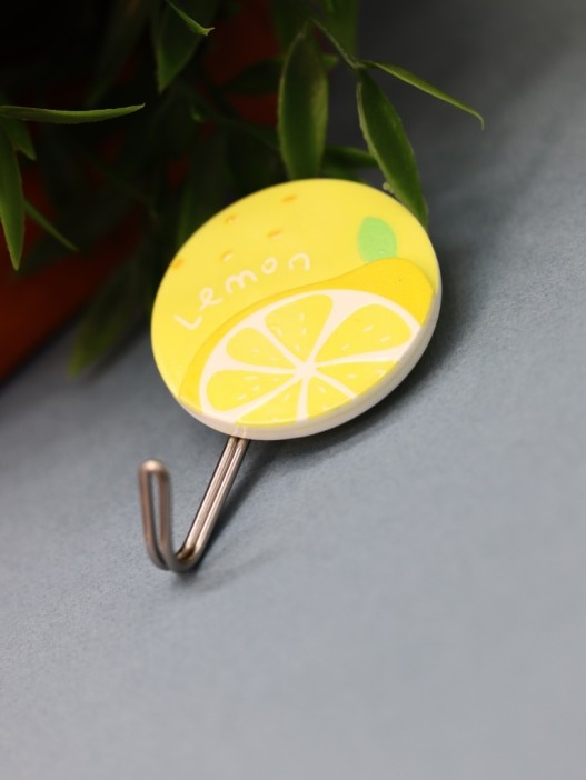 Крючок на липучке «Sweet lemon», yellow 