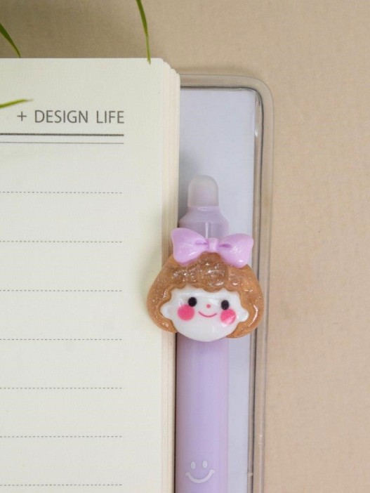 Ручка пиши-стирай &quot;Girly bow&quot;, purple 