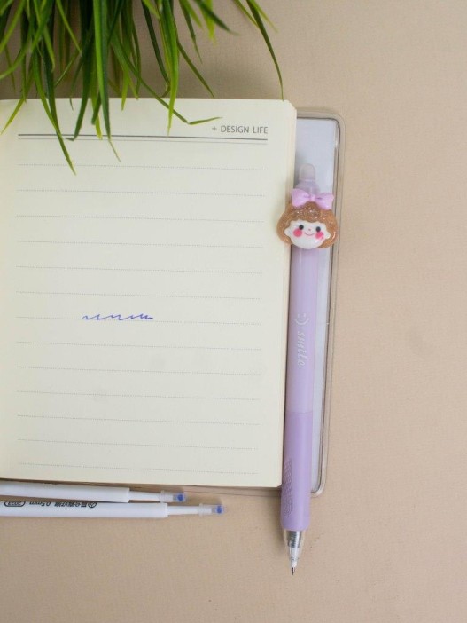 Ручка пиши-стирай &quot;Girly bow&quot;, purple 