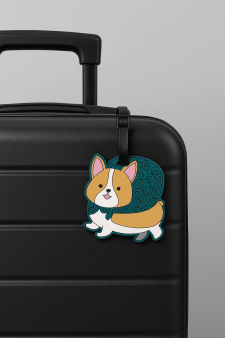 Бирка для багажа «Corgi»