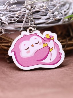 Брелок ECO из дерева "SOVA dreaming"