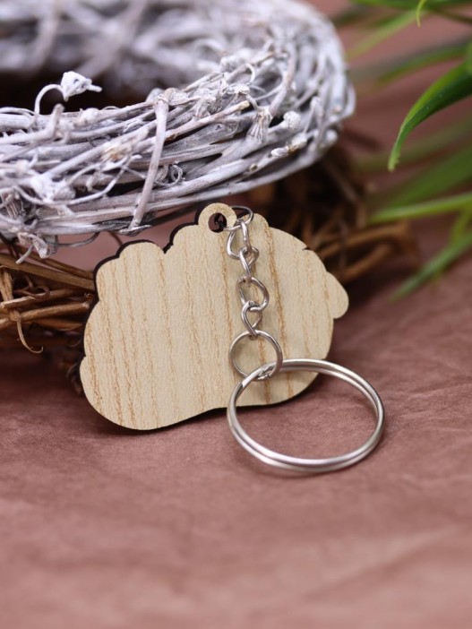 Брелок ECO из дерева "SOVA dreaming" 