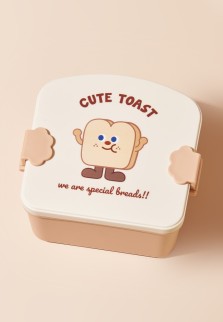 Ланчбокс &quot;Cute toast&quot;, 1350 ml