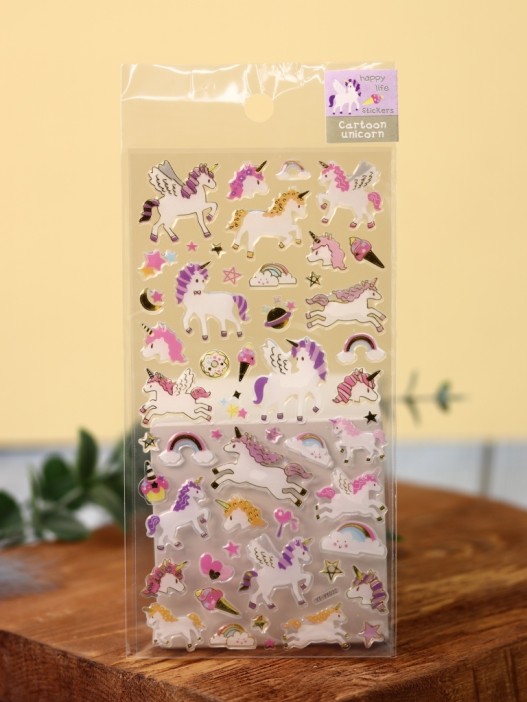 Наклейки "Cartoon unicorn" 