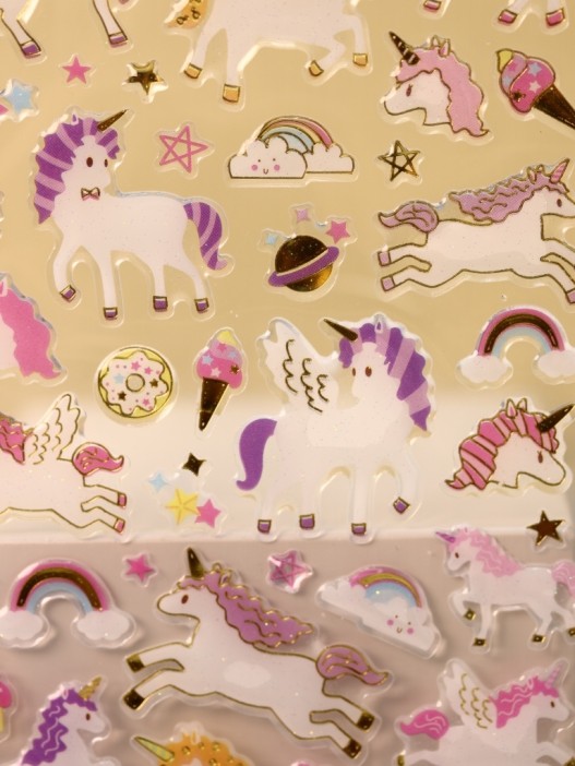 Наклейки "Cartoon unicorn" 