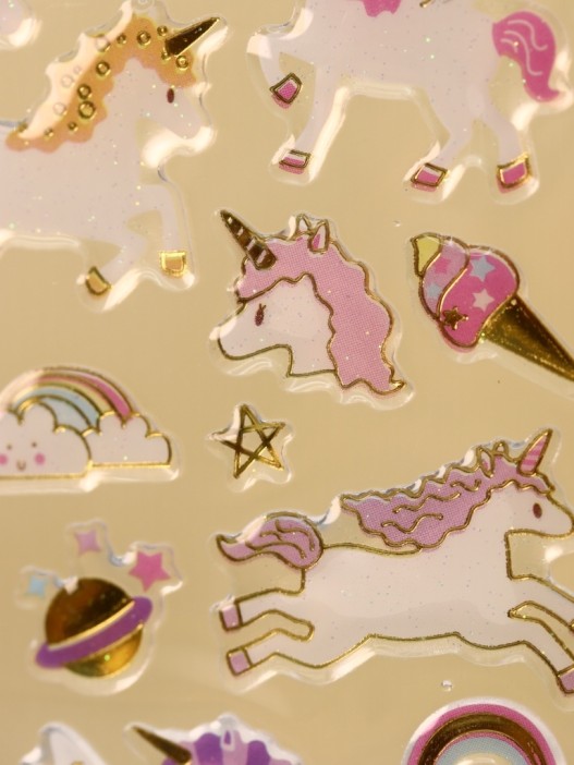 Наклейки "Cartoon unicorn" 
