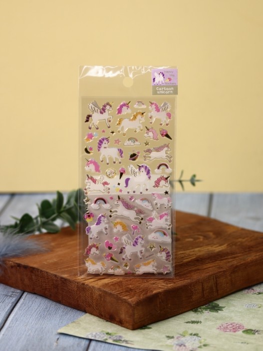 Наклейки "Cartoon unicorn" 