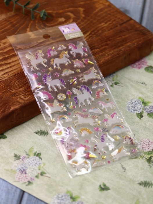 Наклейки "Cartoon unicorn" 