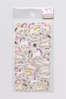 Наклейки "Cartoon unicorn"