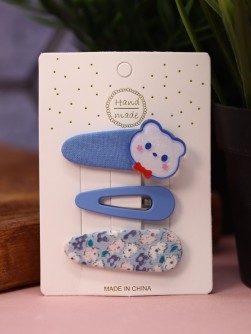 Набор заколок для волос "Blue cat"