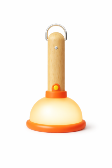 Ночник "Plunger", красный (10*17.4 см)