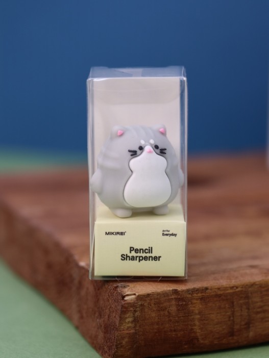 Точилка для карандашей &quot;Grey cute cat&quot;, шоу-бокс 24 шт. 