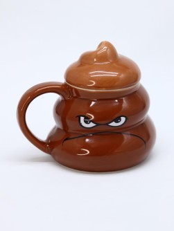 Кружка «Angry poop», brown (500 ml)