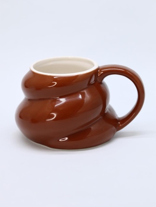 Кружка «Angry poop», brown (500 ml) 