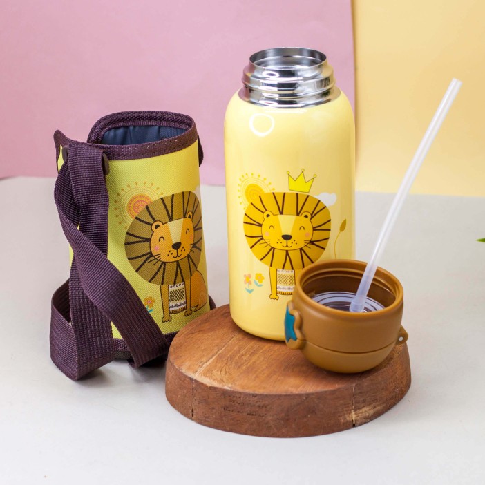 Термос "Cute lion", brown (550 ml) 