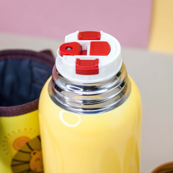 Термос "Cute lion", brown (550 ml) 