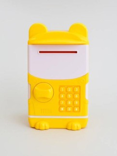 Копилка-сейф &quot;Cute animal&quot;, yellow (14x8 см)