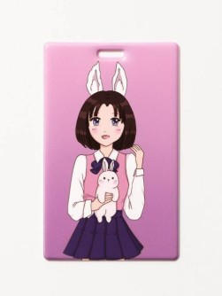 Держатель для карт Аниме "Love bunny girl" (6,5 х 10,4 см)