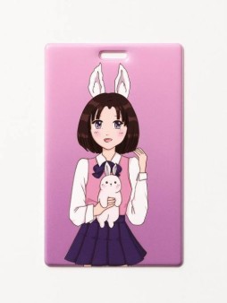 Держатель для карт Аниме "Love bunny girl" (6,5 х 10,4 см)