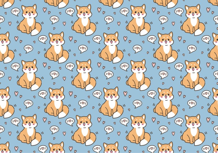 Обложка для паспорта Аниме «Many fox», плотность 600 мкм 