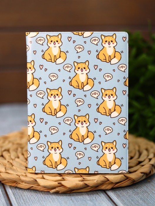 Обложка для паспорта Аниме «Many fox», плотность 600 мкм 