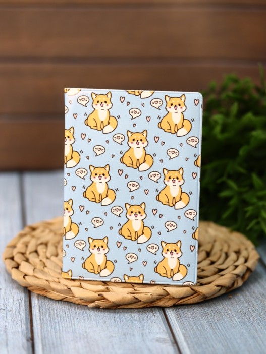 Обложка для паспорта Аниме «Many fox», плотность 600 мкм 