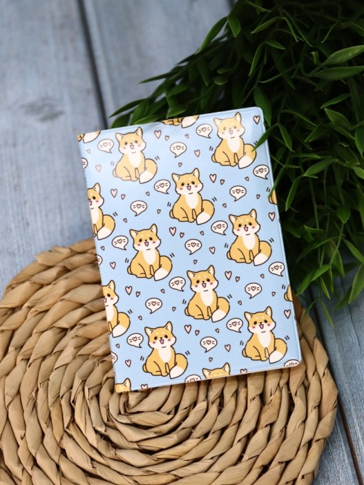 Обложка для паспорта Аниме «Many fox», плотность 600 мкм 